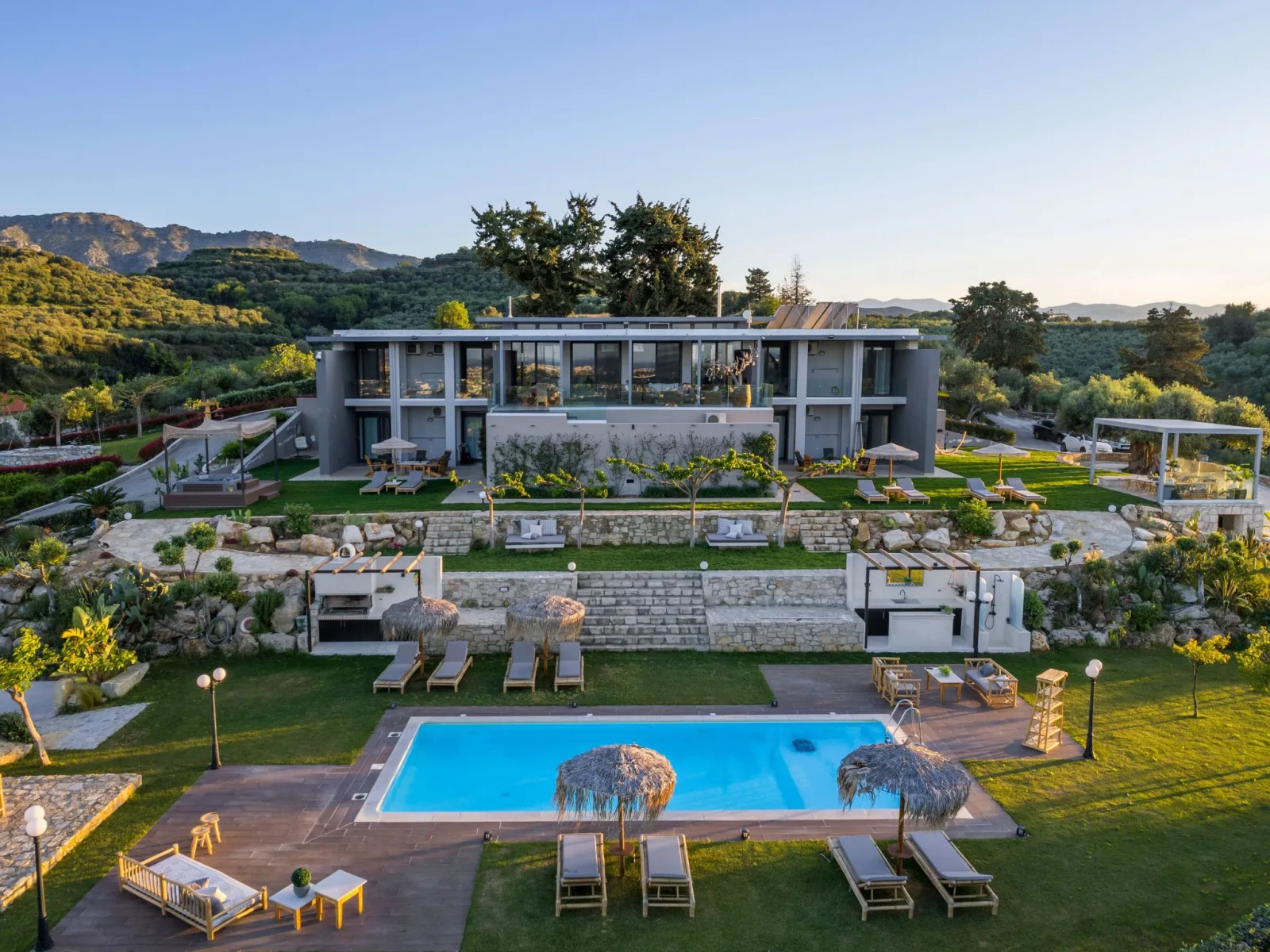 Haus in Theriso mit privatem Pool in Greece