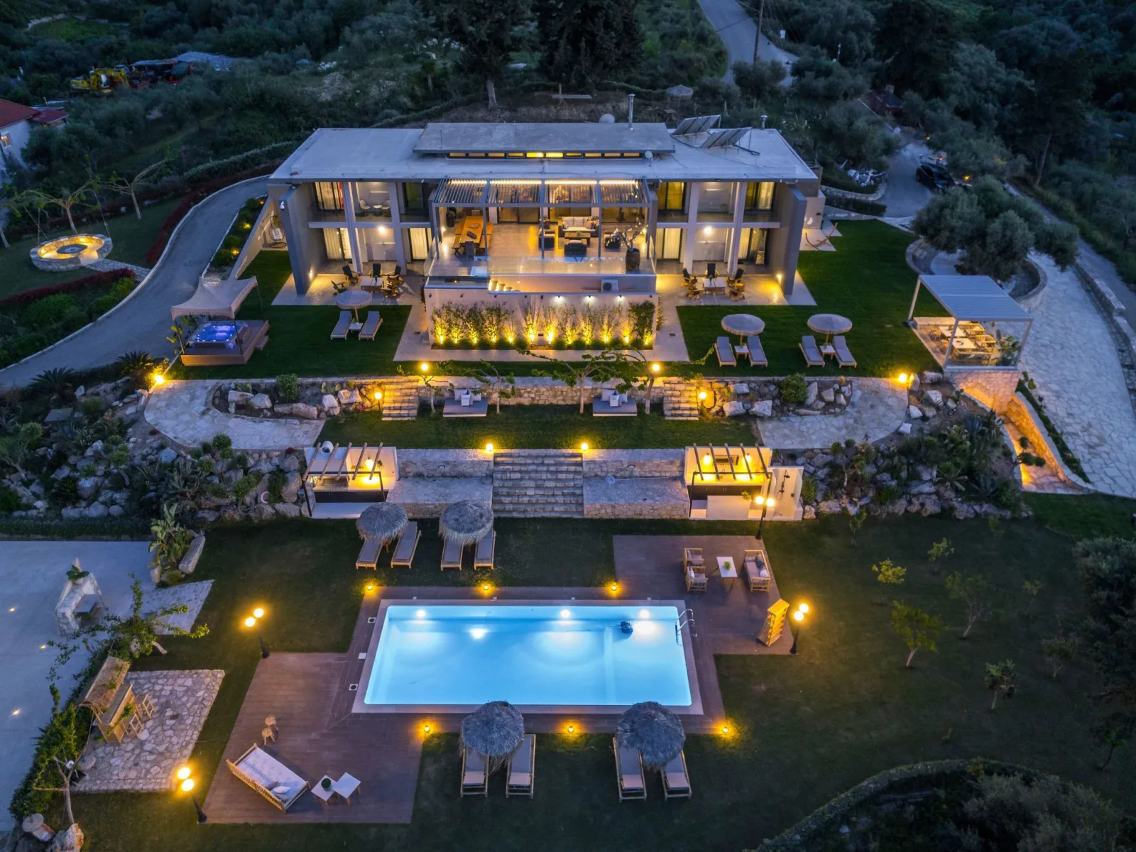 Haus in Theriso mit privatem Pool in Greece