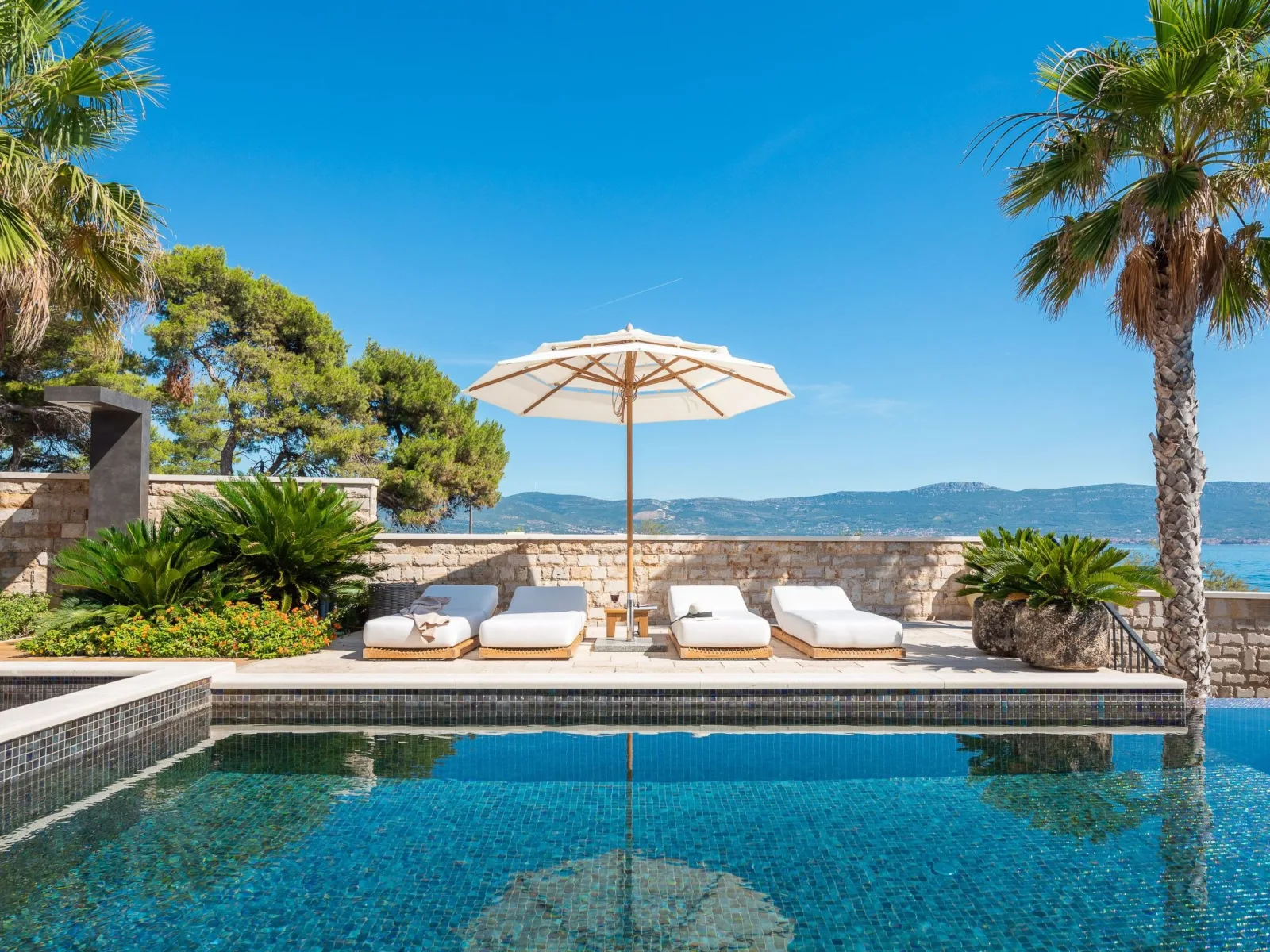 Villa L'orizzonte mit Außenküche in der Nähe von in Croatia