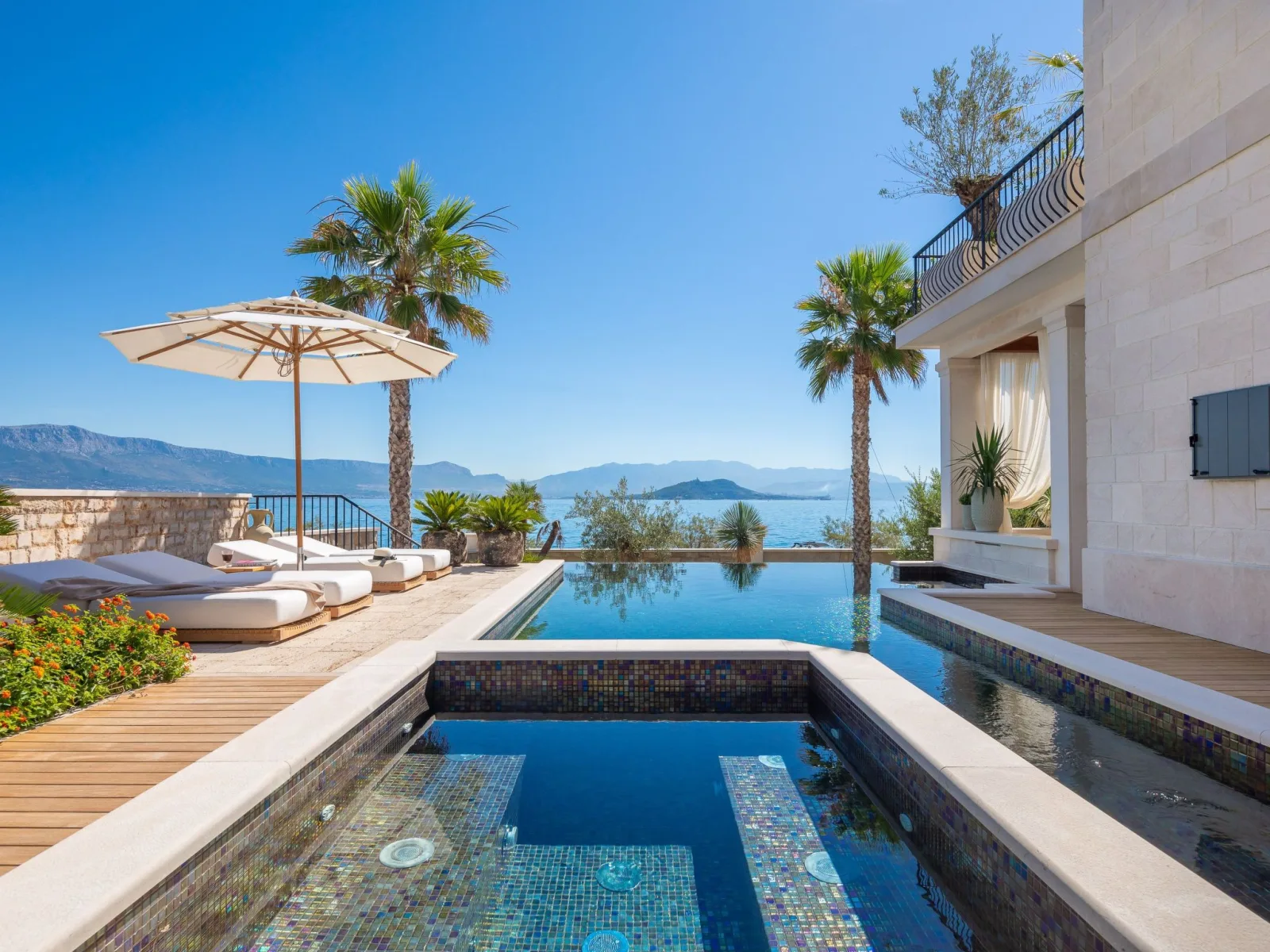 Villa L'orizzonte mit Außenküche in der Nähe von in Croatia