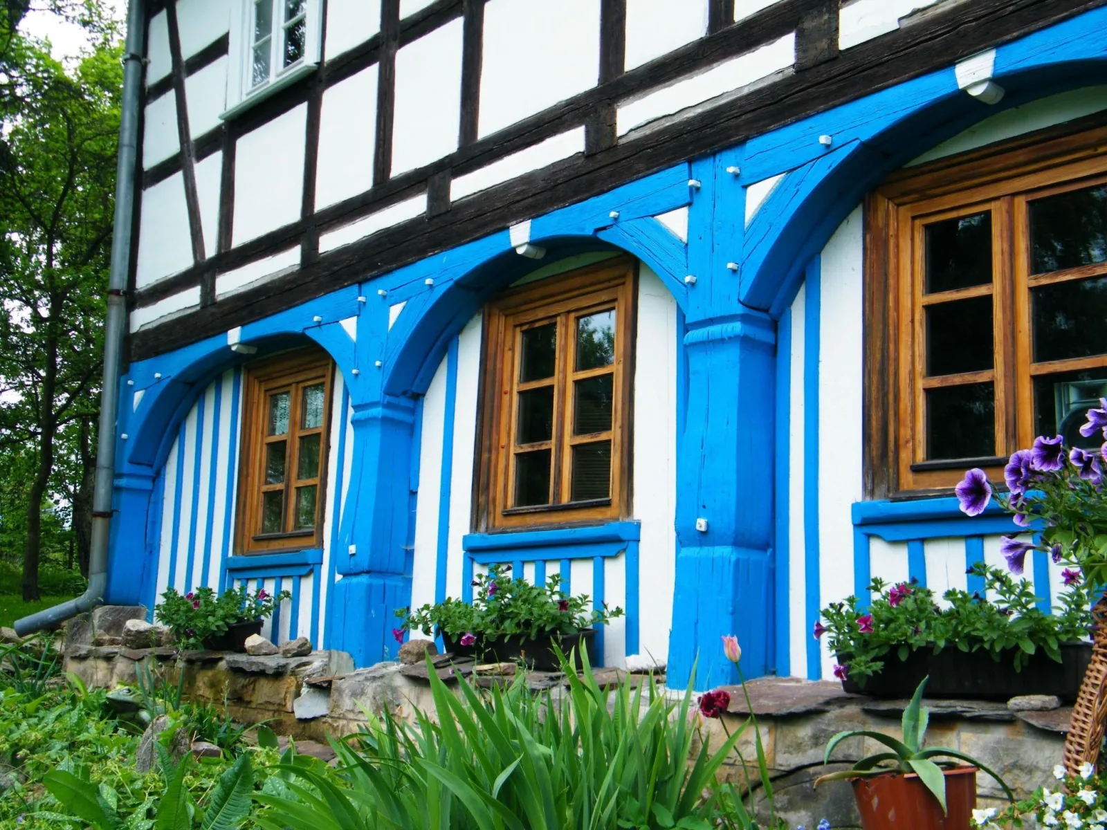 Fachwerkhaus mit Jacuzzi in Poland