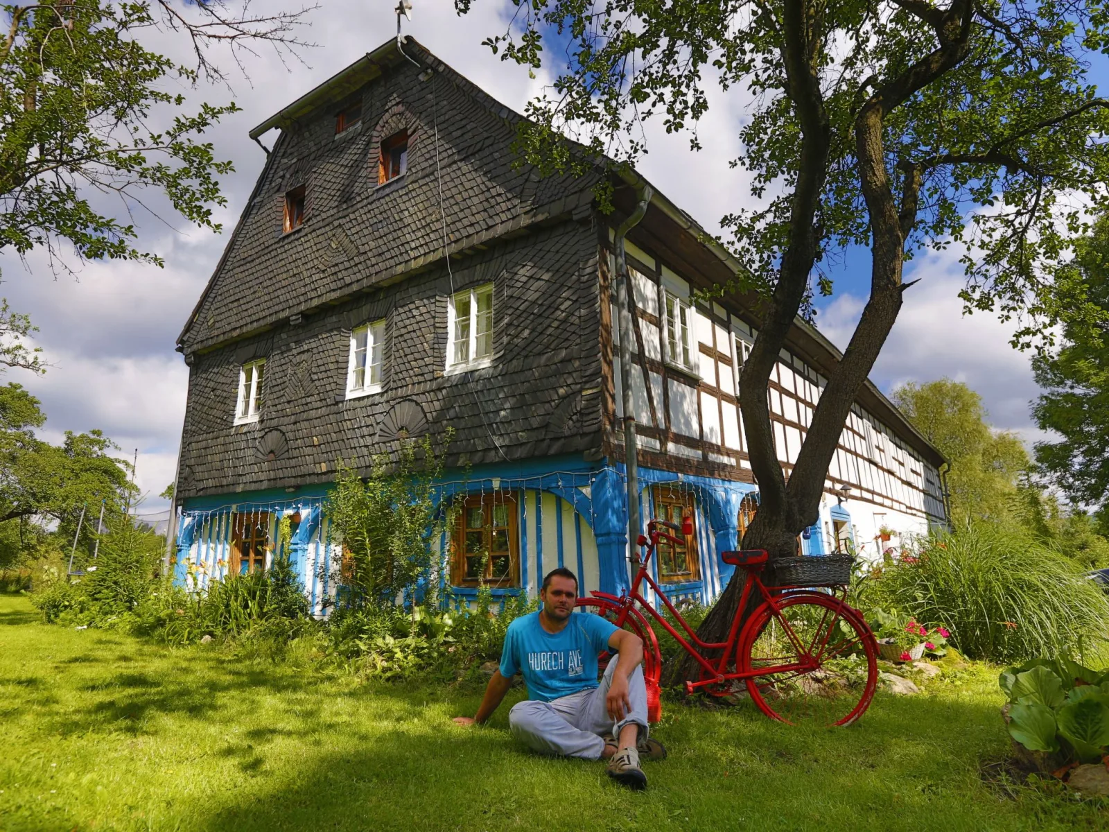 Fachwerkhaus mit Jacuzzi in Poland